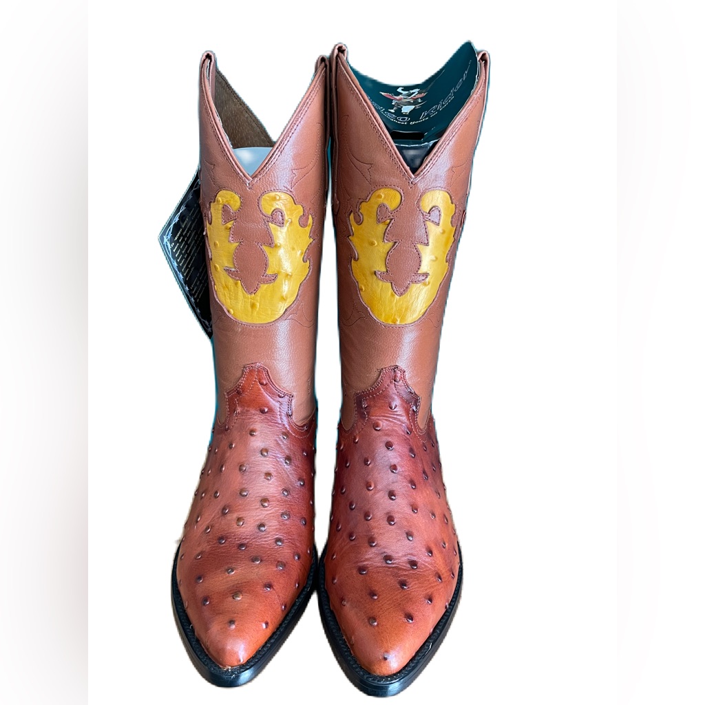 Rodeo Rider Men's Cowboy Ostrich Men’s Boot